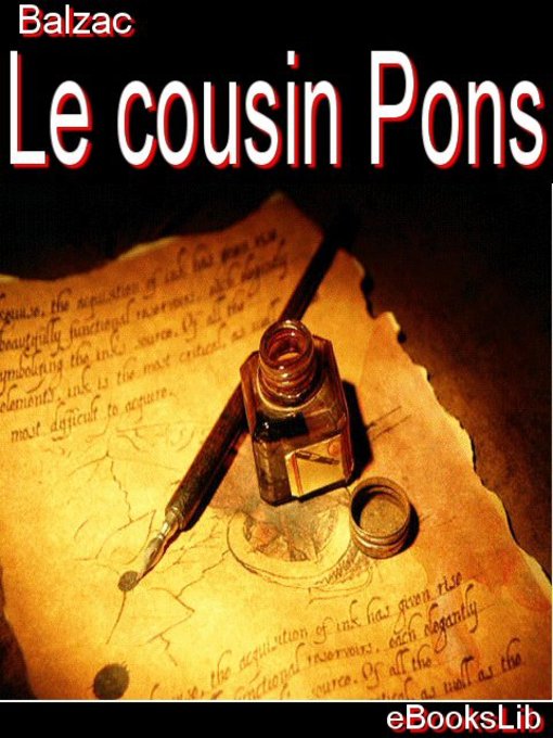 Title details for Le cousin Pons by Honore de Balzac - Available